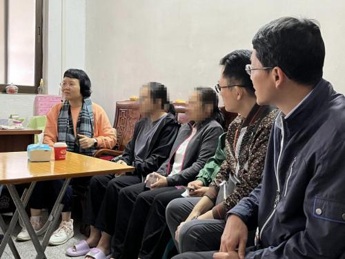 首次到訪受助的大學生家庭